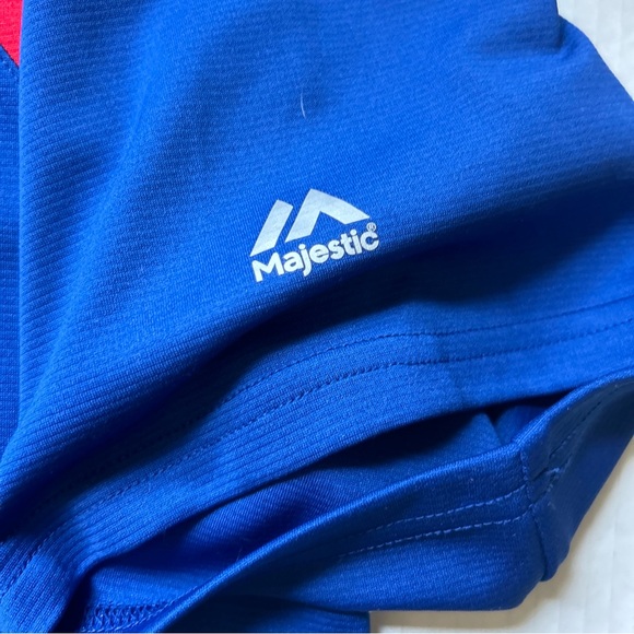 Majestic Chicago Cubs Jersey Cool Base-Large-MLB-baseball-red-blue-white-no name - Picture 5 of 10